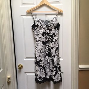 Black and white dress